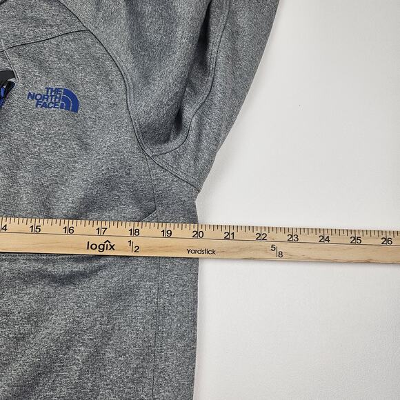 The North Face Canyonlands 1/2 Zip Pullover Sweater Men M Mid-Weight Fleece Gray - Picture 8 of 9